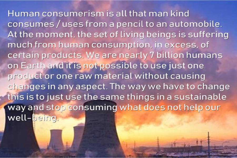 Human consumerism